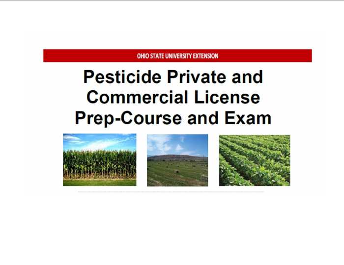 Michigan pesticide exam study guide