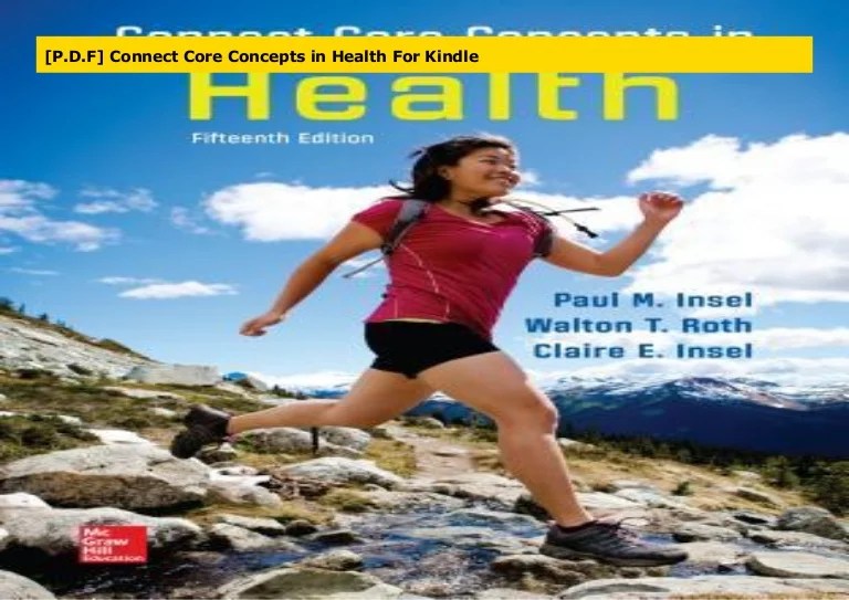 Connect core concepts in health 16th edition