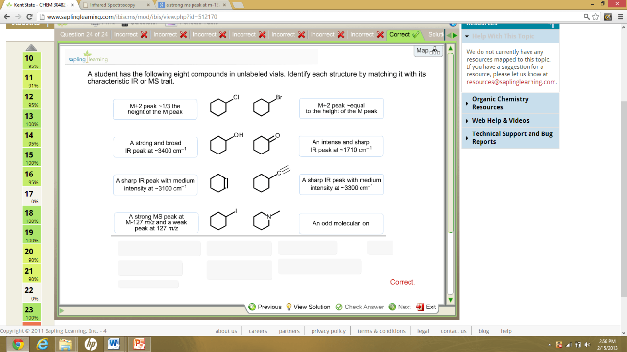 Has compounds student following eight solved unlabeled vials transcribed problem text been show