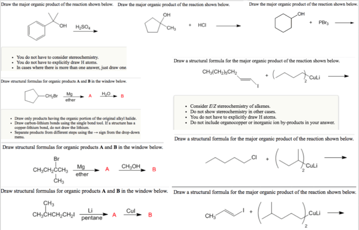 What is the product of the reaction below